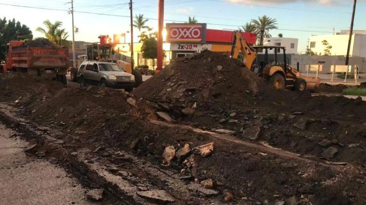 Obras calle La Paz pavimentar